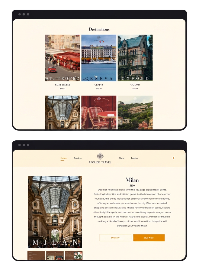 Apolide Travel project by Wve Labs