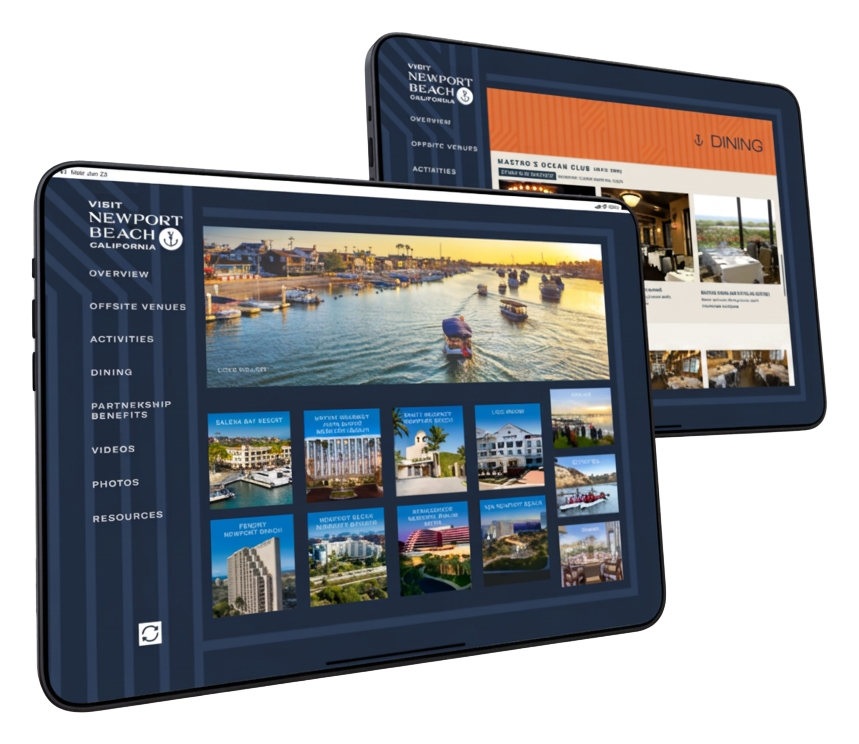Visit Newport Beach project by Wve Labs