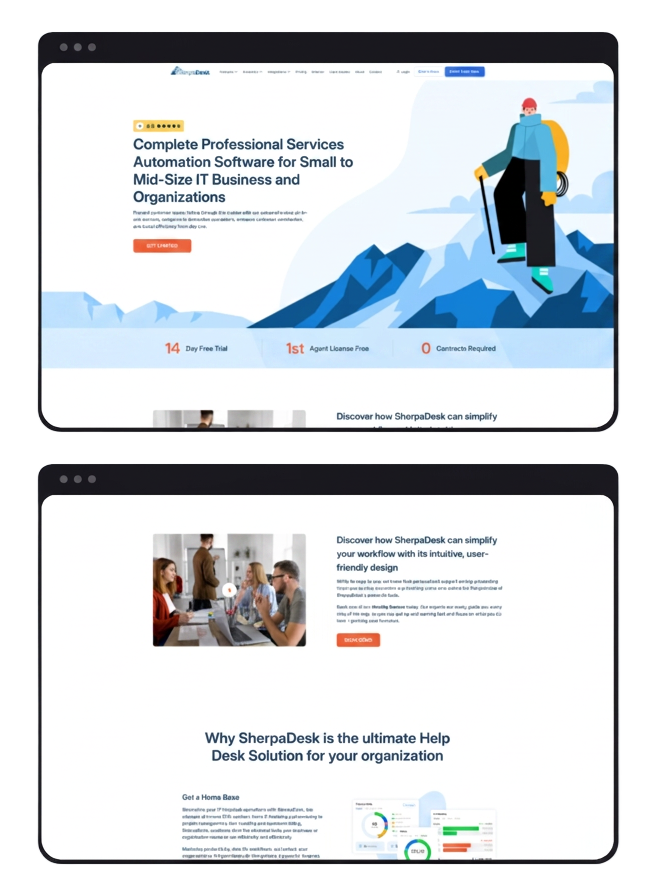 SherpaDesk project by Wve Labs